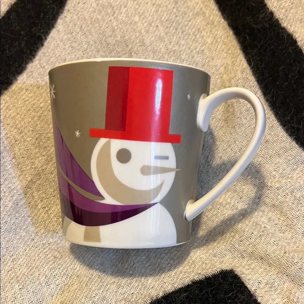 Starbucks Holiday Mug With Snowman Design (2011)